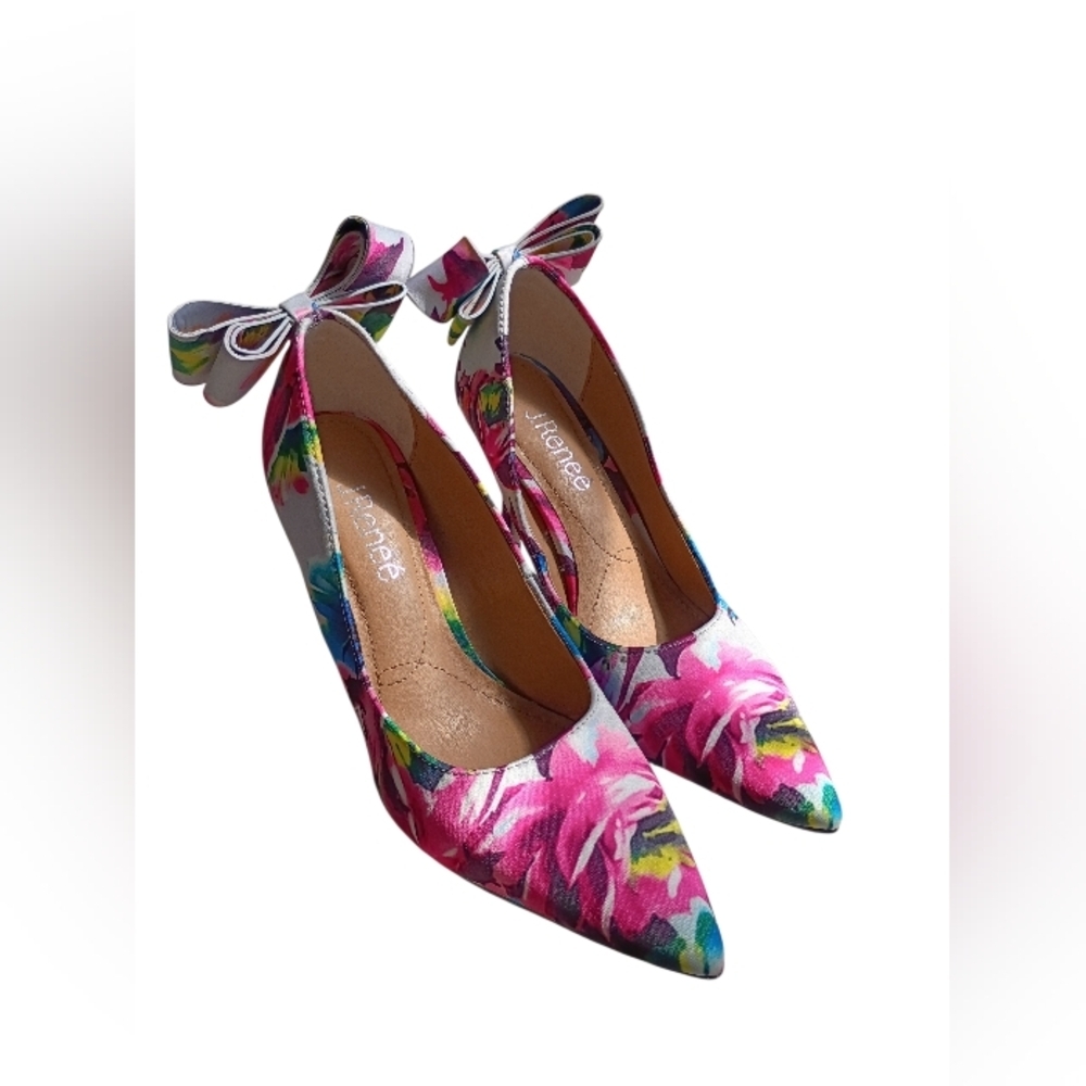 Vintage J.Renee Floral Shoes Size 6.5
